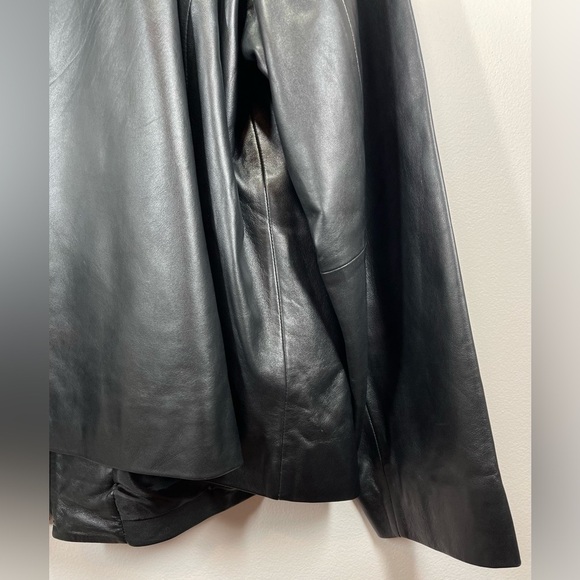 NWT HALOGEN Women’s Plus Size 100% Leather Jacket Size 24W - Picture 7 of 16